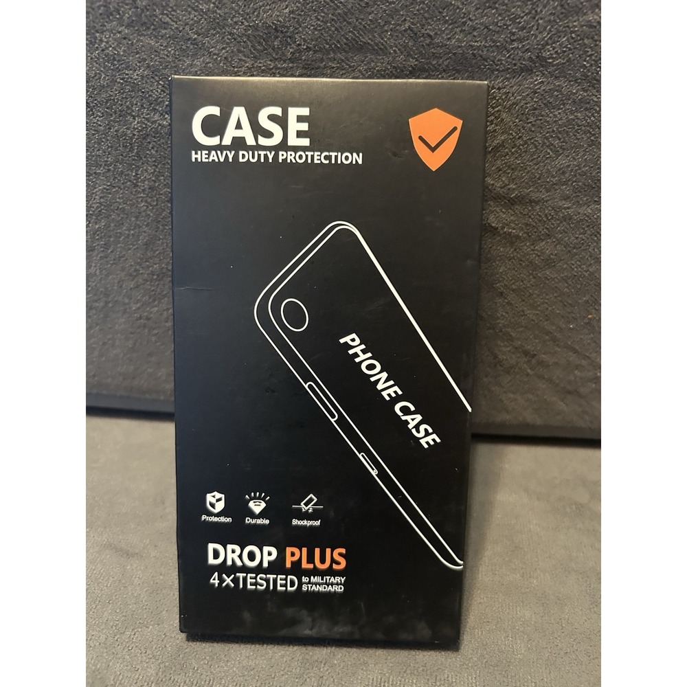 iPhone 14 Plus 6.7" Heavy Duty Armor Case Black Drop Plus Shockproof New